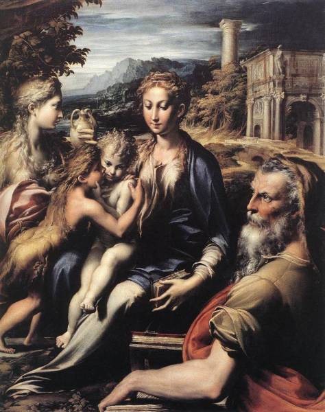 Madonna And Child With Saints 1530
